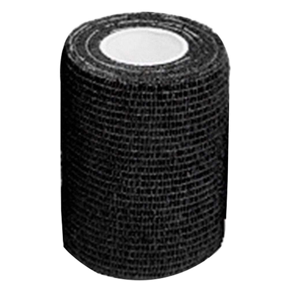 3pcs Injury Pain Relief Bandage Care Sports Tape Muscles Self Adhesion Finger Strain Support Thumb Athletic Weightlifting Knee: Black / L