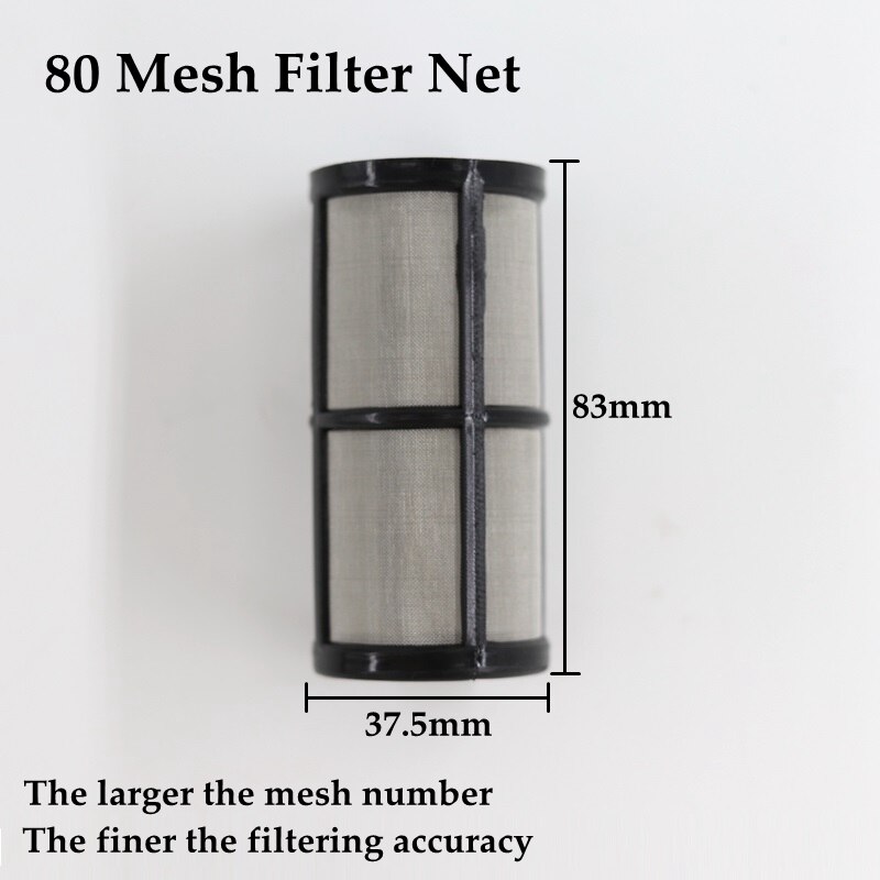 1/2 3/4 1 Inch Garden Watering Filter Pond Irrigation Filter Aquarium Fish Tank Water Pump Strainer 10~80 Mesh Filter Screen: 80 Mesh Filter Net