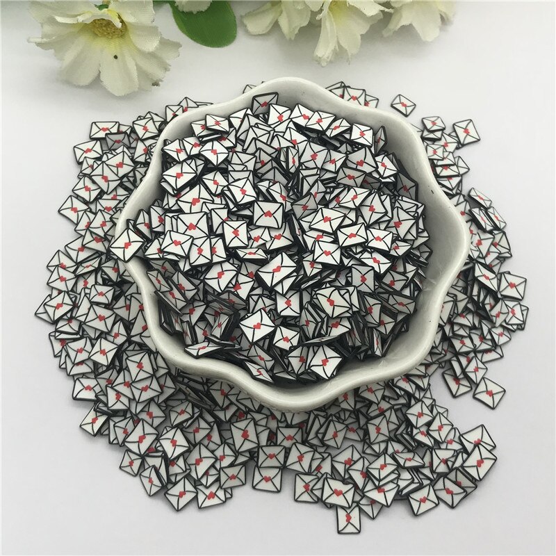 20G 5Mm Envelop Voor Hars Diy Benodigdheden Nagels Art Polymer Clear Clay Accessoires Diy Pailletten Plakboek Shakes Papier craft