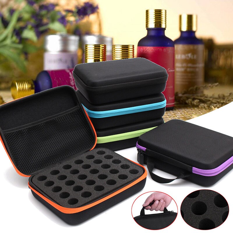 Mallette de transport d&#39;huiles essentielles 10Ml, porte-bouteilles 30, sac à main d&#39;aromathérapie