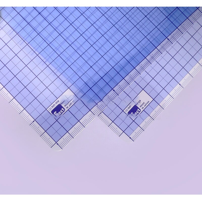 A4 Square Ruler Student Writing Transparent Large Pad Pp Material, Office School Writing Pad Stationery Supplies Handmade Pad