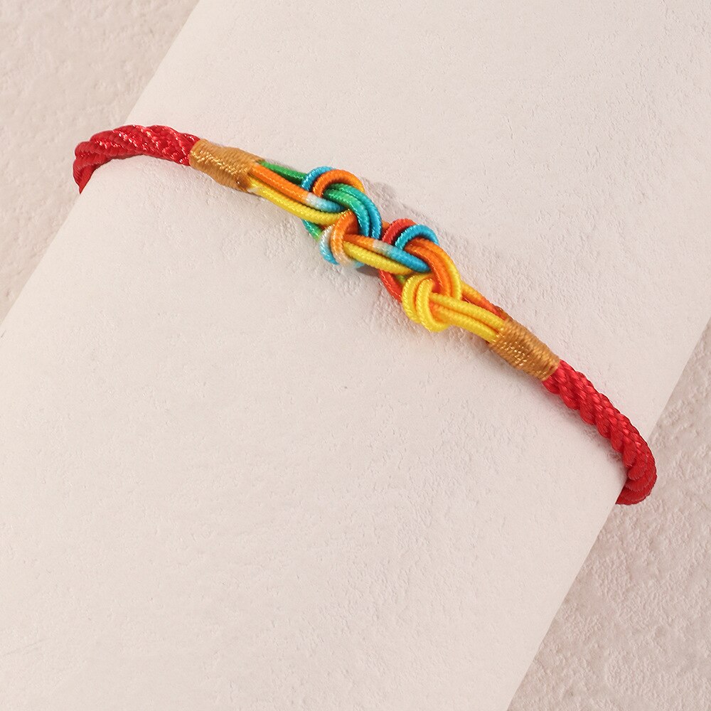 Einfache handgefertigt betroffen Seil Armbinde Jahrgang Frauen verrotten Einstellbar Armbinde Bunte Armbänder Armreifen Schmuck Für Mädchen