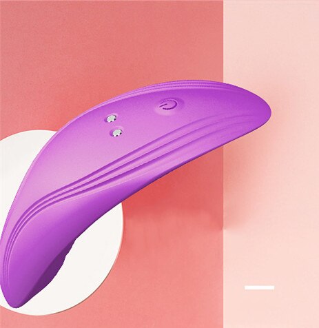 Smart Vrouwelijke Slijtage Vlinder Vibrerende Ei Onzichtbare Dunne Comfortabele Ergonomische Fit Afstandsbediening Multi-Frequentie Trillingen: purple
