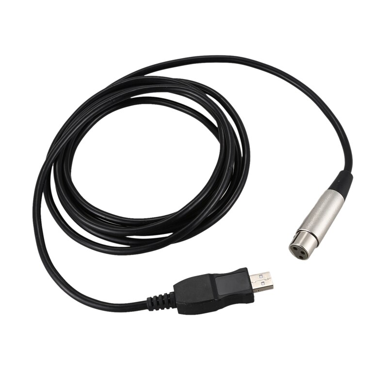 3M MIC USB Microphone Link USB Cable Male to XLR Female