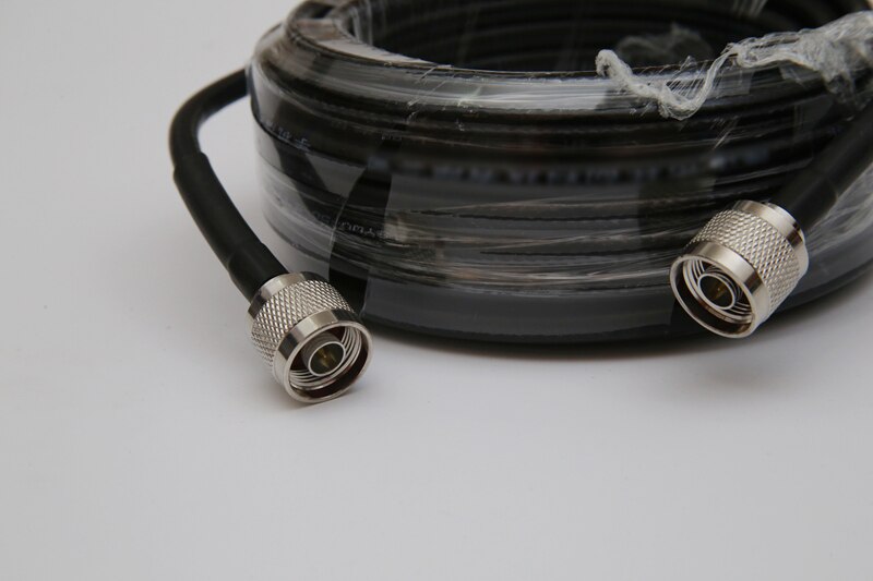 5 medidores rg6 baixa perda cabo coaxial 50ohm n macho para n conector macho comunicação cabo coaxial para o impulsionador de sinal do telefone móvel