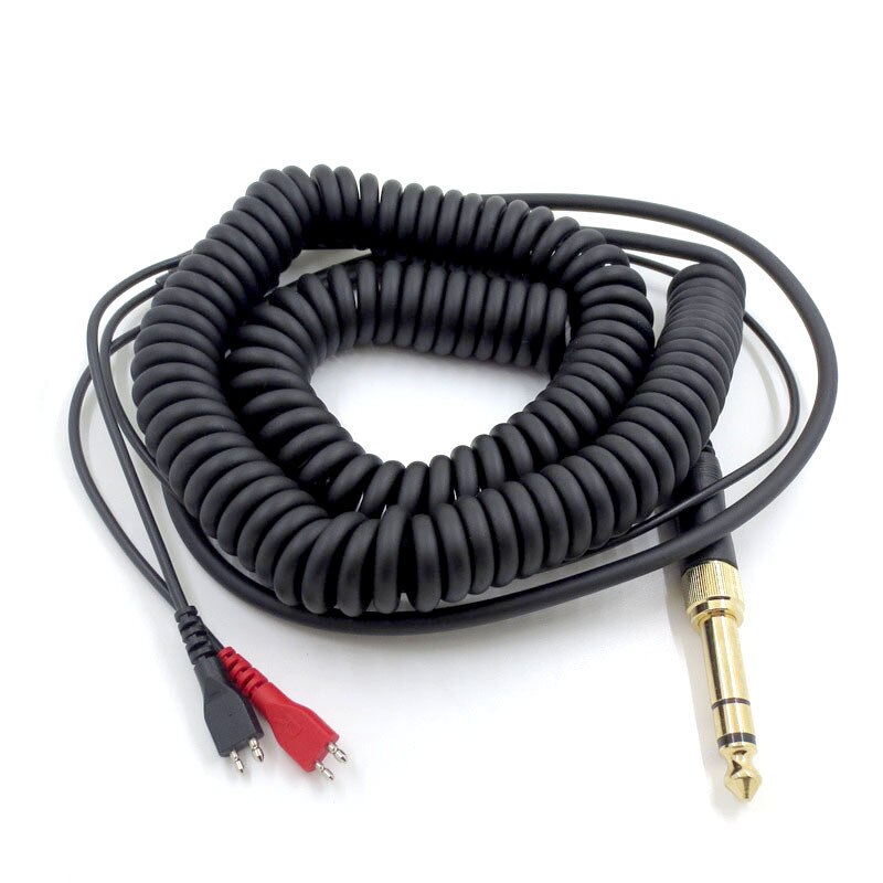 Suitable for Sennheiser HD25 HD560 HD540 HD480 HD430 HD420 HD250 cable headset 6-meter spring retractable replacement cable