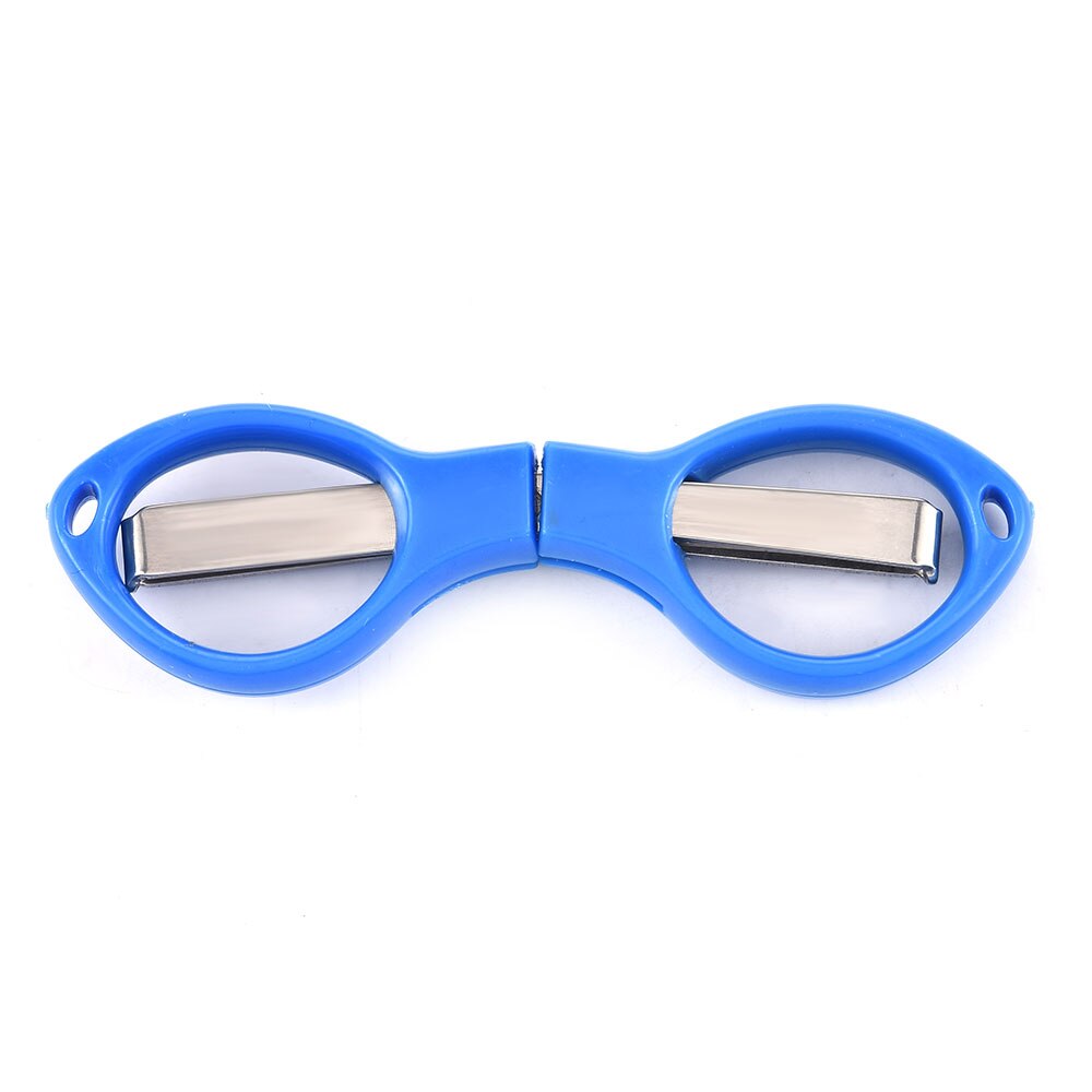Mini ciseaux pliants de poche en acier inoxydable, outil de manucure, de maquillage et de beauté, Portable, , pour sourcils, coupe du visage, 1 pièce: AE435