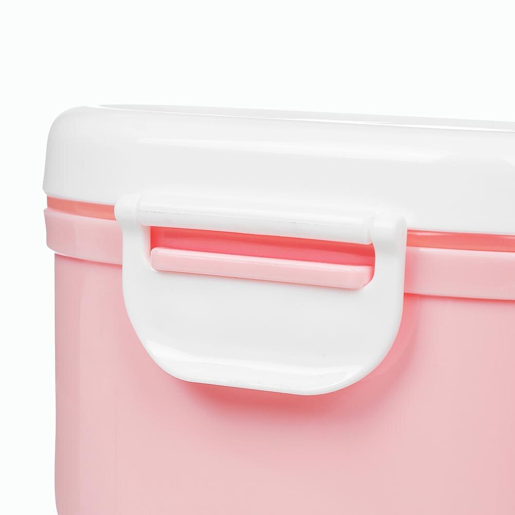 Caja de almacenamiento de alimentos impermeable y a prueba de humedad caja de almacenamiento de alimentos portátil para niños con recipiente para cuchara accesorios de alimentación