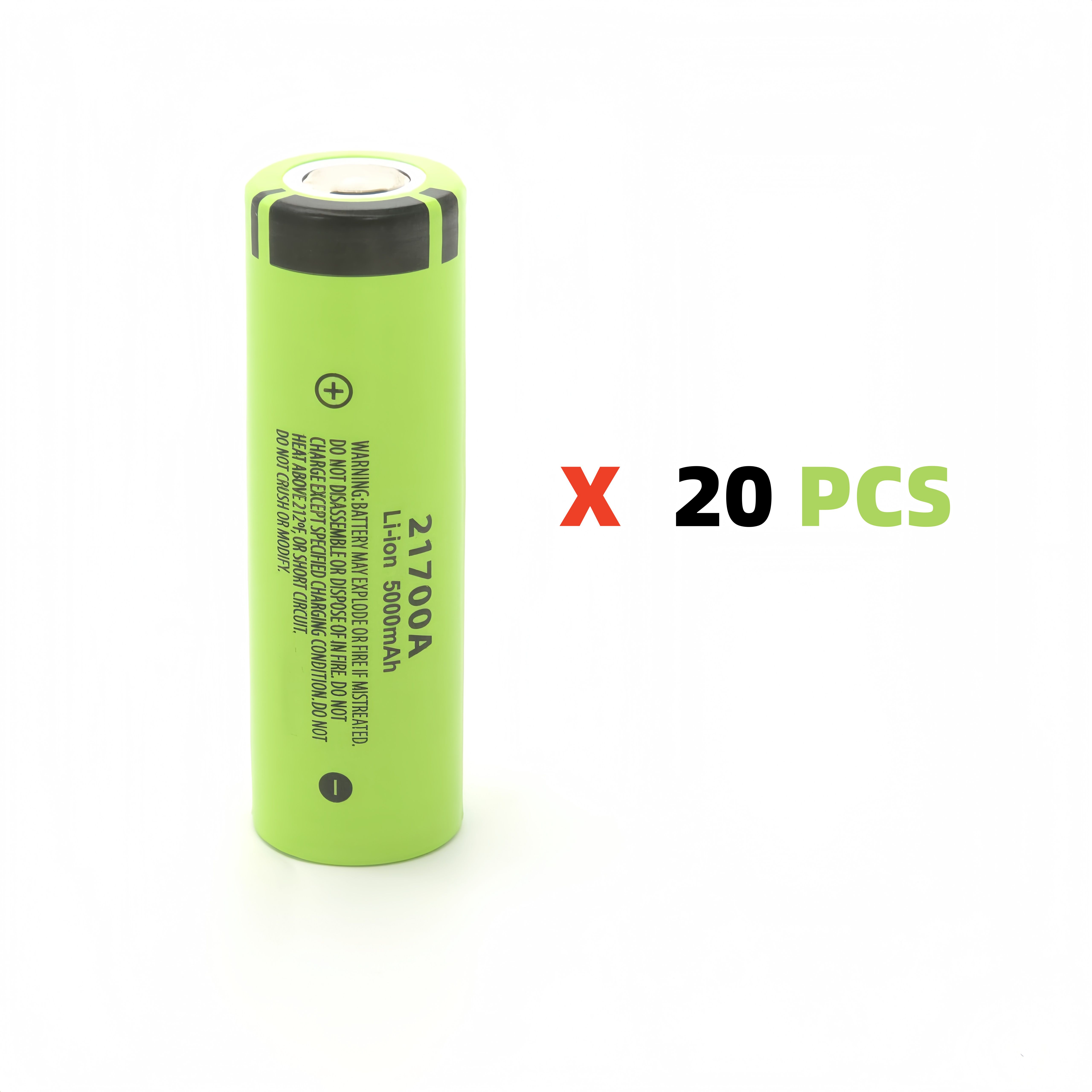 5000mAh High-Drain 21700 Li-ion Battery – Reliable Energy Supply for Lighting & Gear.