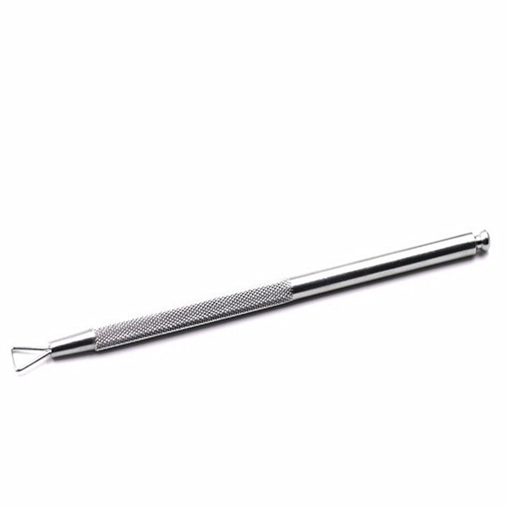 Rvs Cuticle Pusher Trimmer Nail Cuticle Remover Pen Dode Huid Impuls Nagellak Gel Remover 1250