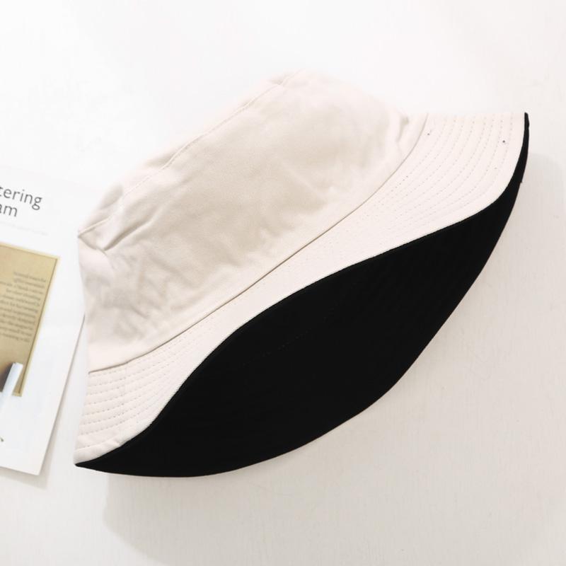 Cokk sommer sammenleggbar bøtte lue unisex kvinner utendørs solkrem bomull fiske jakt cap herre servant chapeau solbeskyttelse hatter: Beige