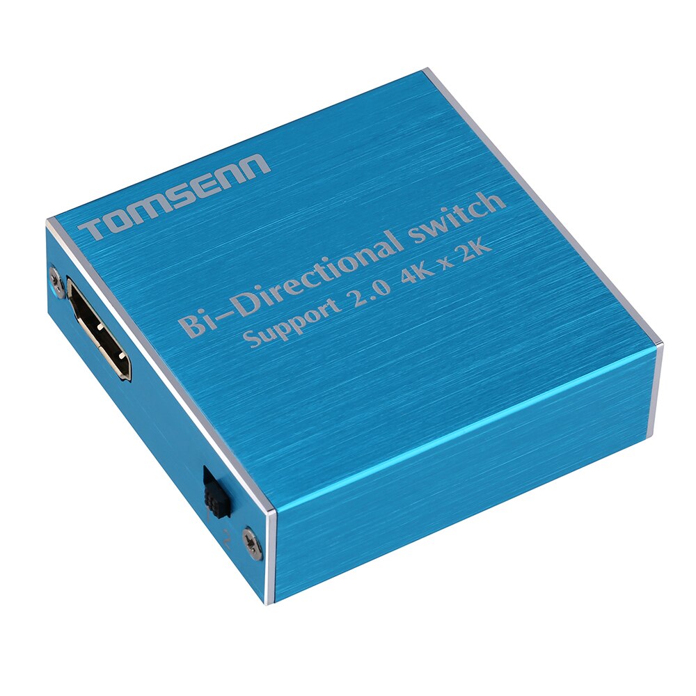 HDMI 2.0 Ultra HD 4Kx2K/60Hz HDMI Switch HDMI 2 Ports Bi-direction Manual Switch 2x1 or 1x2 AB Switch Splitter