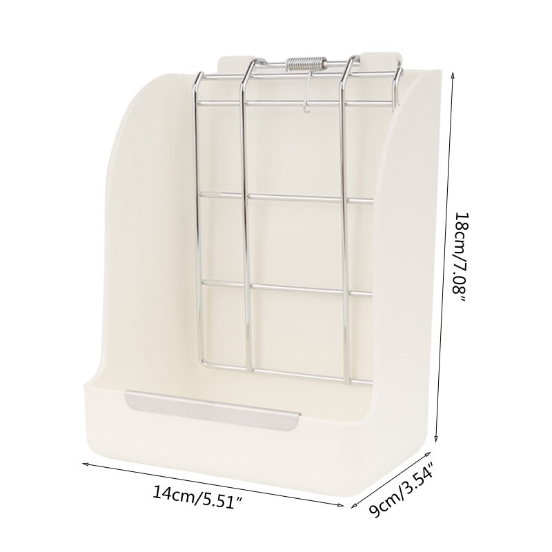 Rabbit Hay Automatic Feeders Rack,Hay Food Bin, Feeder Bowls Double for Grass/Food for Small Animal Supplies Rabbit Chinchillas