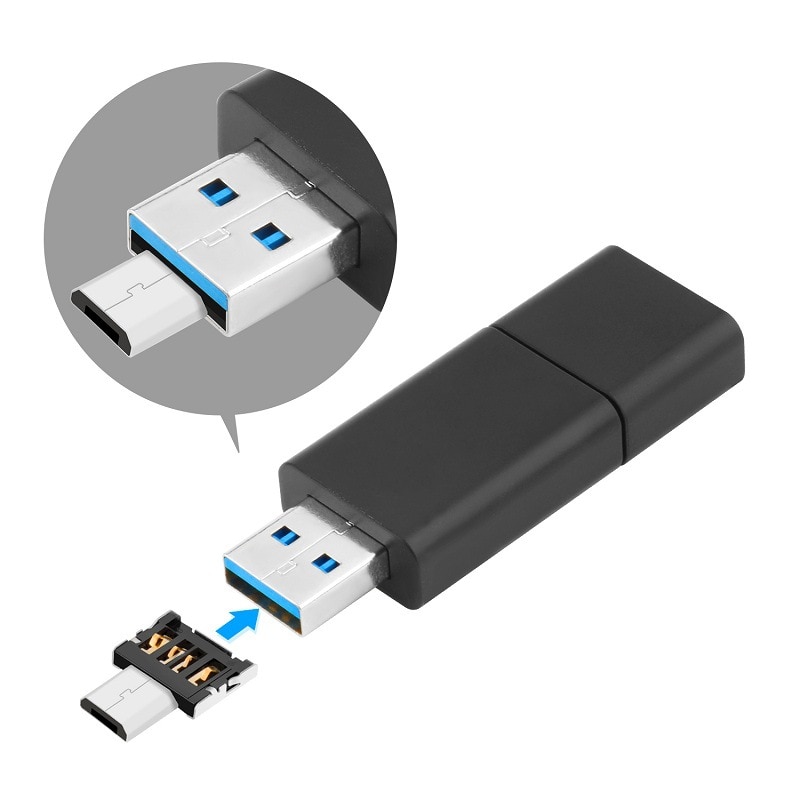 Mobile Phone Adapter Mini Type-C Android Otg Mobile Phone Android Tablet Universal Micro USB OTG Adapter U Disk Connector