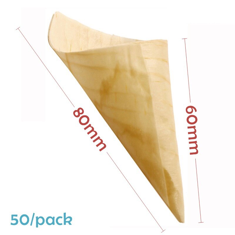 - fest bröllop leverantörer engångs pommes frites chips dessert 180mm tallkotta , 50/ pack: 80mm