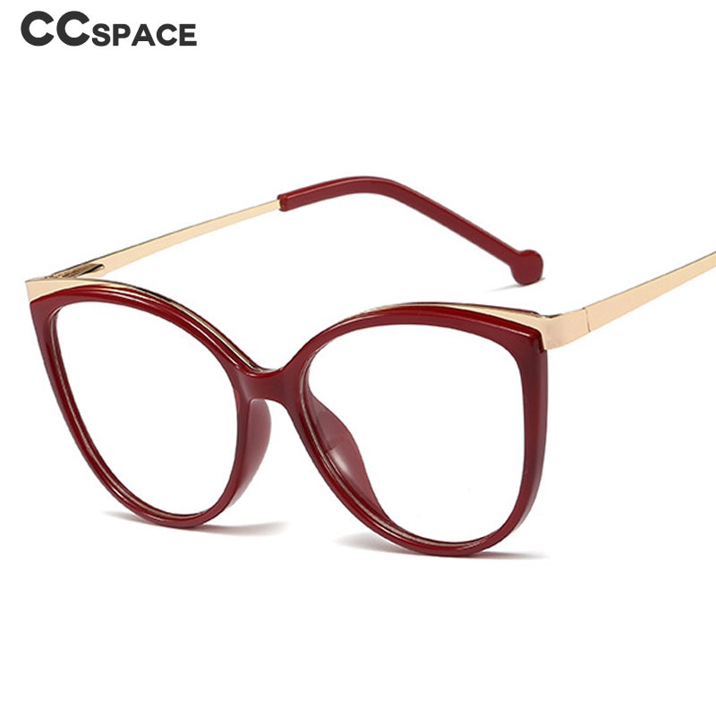 48052 Plastic Titanium Cat Eye Retro Glasses Frames Ultralight Men Women Optical Computer Glasses
