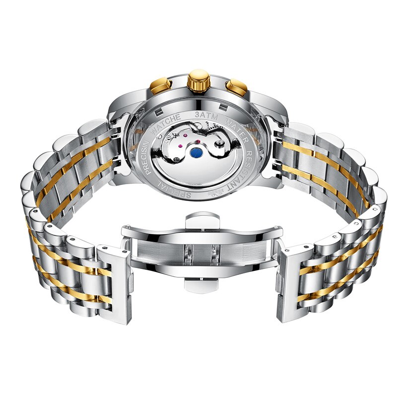 Men Mechanical Watch Manual Winding Retro Waterproof Mens Watch Religio Masculino Watche for Men main image 1