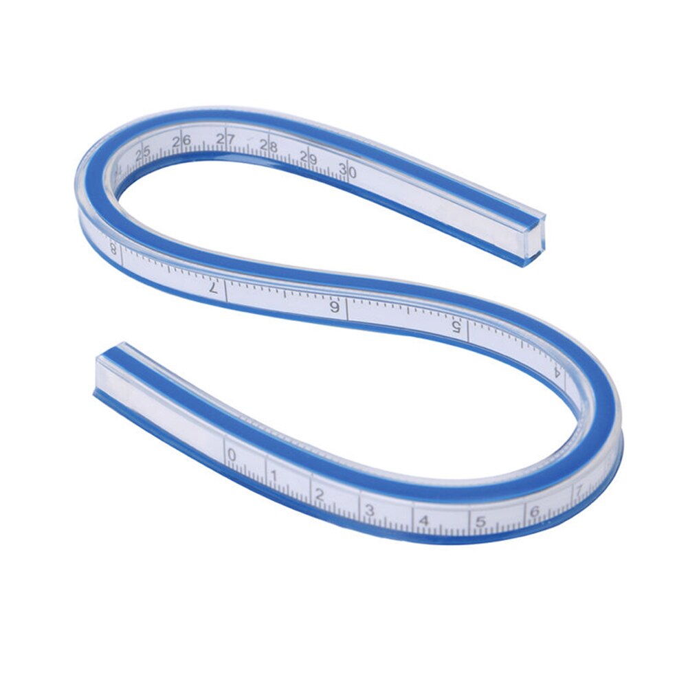 30/40/50/60CM Flexible Curve Ruler Drawing Paint Curve Measure Drafting Engineering Construction Surveying Dress Making Tool