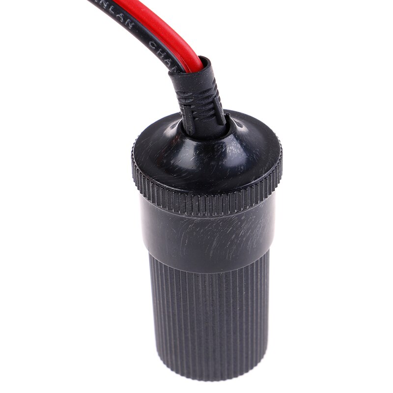 12 Volt Battery Terminal Clip-on Cigar Cigarette Lighter Power Socket Adapter Plug Car Boat Van For Camping