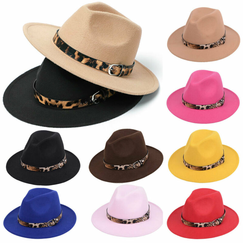 Fedora Hat men women Imitation wool winter women felt hats men black top Jazz Hat Fedoras Hat Sombrero Mujer