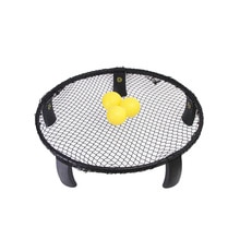 Mini Beach Volleyball Game Set Outdoor Team Sports Lawn Fitness Equipment Net With 3 Balls