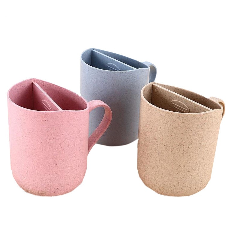 Pomysłowy filtr pszenica słoma kubek robić herbaty plastikowy kubek robić herbaty napiwek filiżanka starożytne chiny styl kubek biurowy z zaparzaczem 260ml