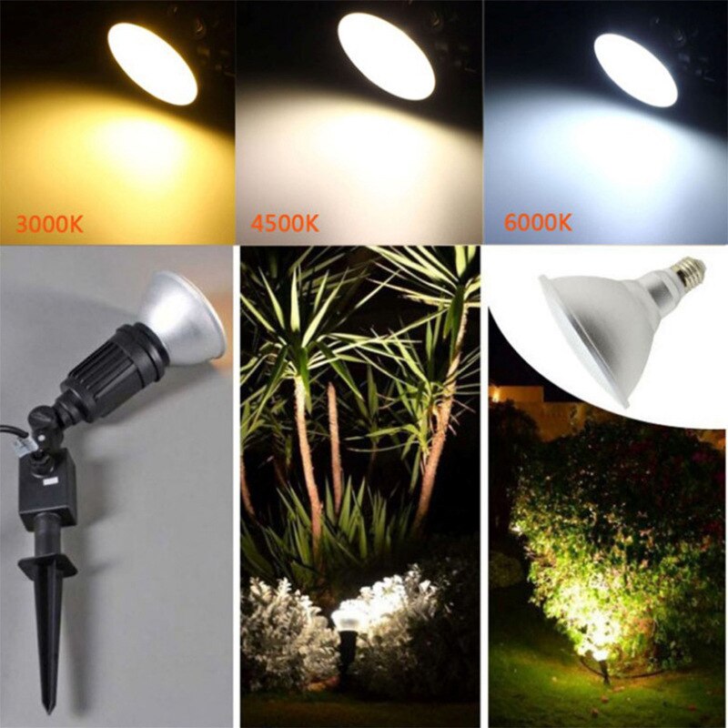 High brightness Par20 par30 par38 E27 led spotlight 5W 12W 18W waterproof Ip65 led spotlight AC85-265V