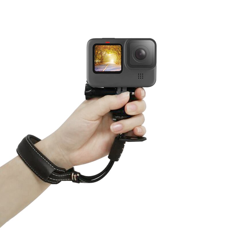 Eslinga de amarre-Correa para mano y muñeca de 1/4 pulgadas, adaptador de tornillo para cámara de acción GoPro Hero 9