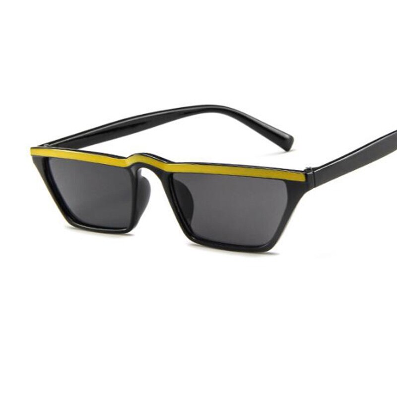 Cat Eye Smalle Glazen Vrouwen Witte Zonnebril Kleine Shades Sexy Retro Zonnebril Dames Zwarte Kat UV400