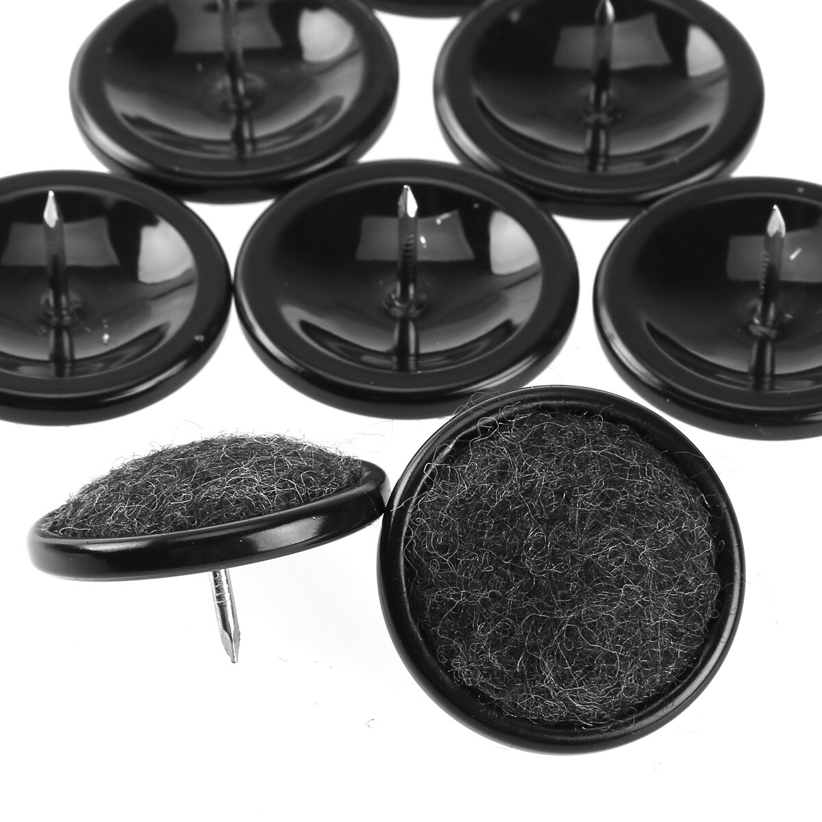 8 stuks tafelstoel wieltjes bekers meubelvoetjes bescherm viltjes antislip kast bureau poten inzetstukken pluggen met tapijtbodem