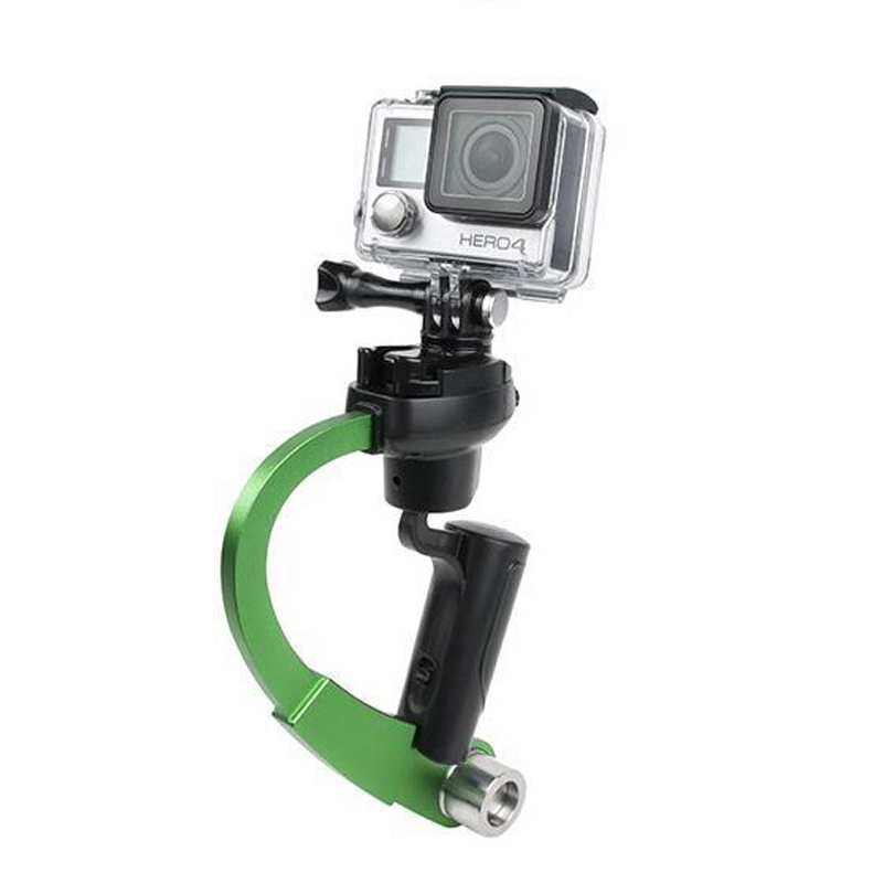 Mini estabilizador de cámara portátil, cámara de vídeo Steadicam, cardán adecuado para GoPro Hero 7 6 5 SJcam SJ4000 Xiaomi Yi Cámara de Acción