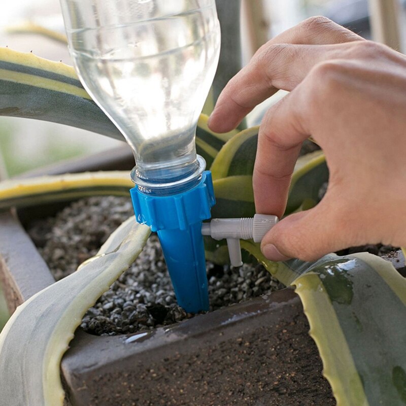 Automatic Watering Device Garden The Water Flow Adjustment Plant Drip Irrigation Tools Lazy Man Watering Flowers Kit-ABUX