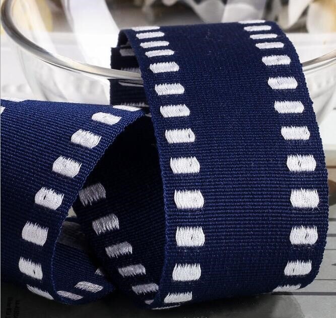 Kewgarden diy haarstrik accessoires met vierkante rand grosgrain lint 1 " 1.5 " 1cm 16mm handgemaakte tape verpakkingsband 10 yards