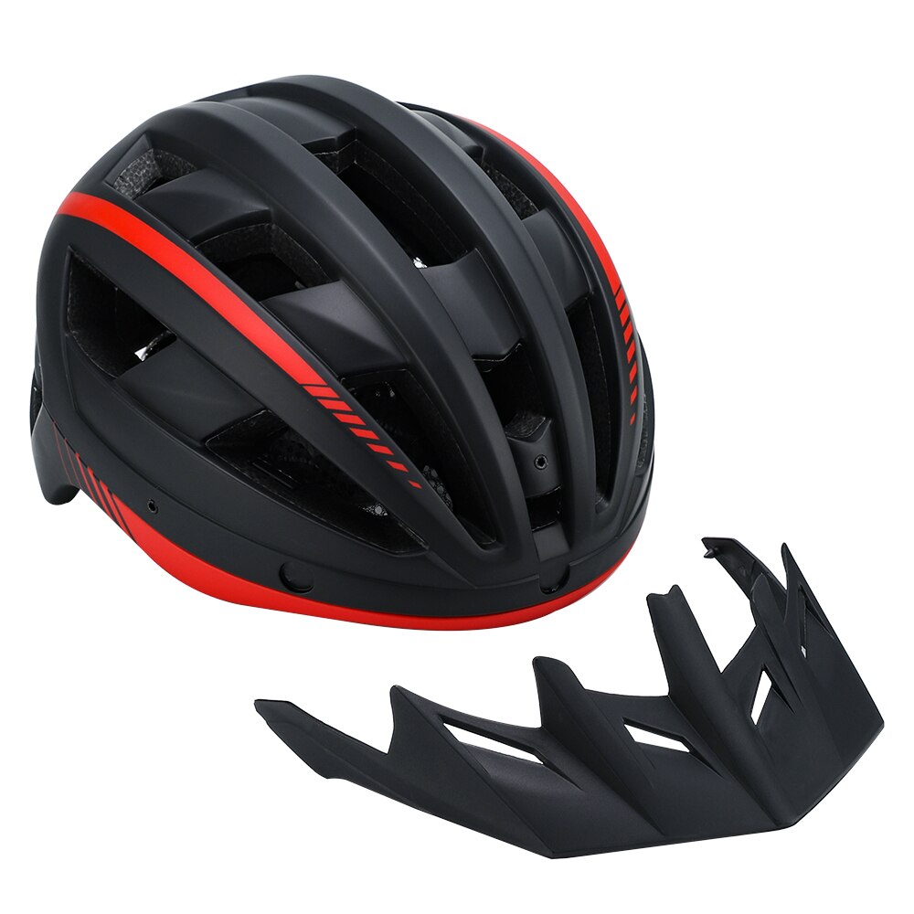 MTB Cycling Helmet XC Off-road Road Mountain Bike Bicycle Helmets With Sun Visor and Goggles for Men women Cycling sports helmet