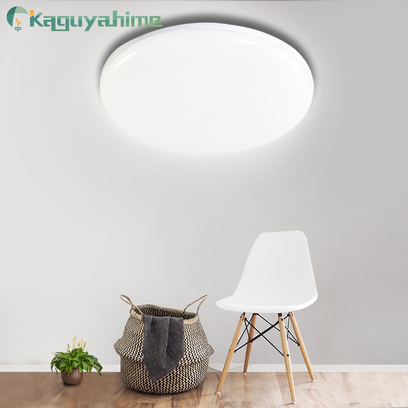 Panel de luz LED para techo, de 18W lámpara redonda, 24W, 36W y 48W, AC85-265V para luz decorativa para el hogar