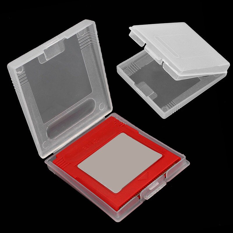 5Pcs Wit Plastic Game Card Case Game Cartridge Gevallen Dozen Voor Nintendo Gameboy Gbc 63*68mm