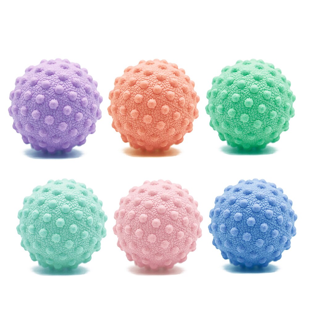 TPR Spiky Massage Ball Trigger Point Hand Foot Pain Relief Plantar Fasciitis Reliever Exercise Ball Hedgehog TrainingGriper Ball