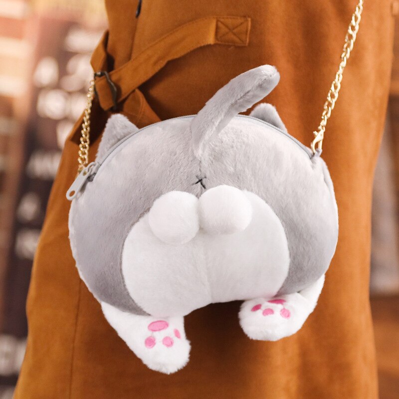 Bolso De Mano Con Gráficos De Gato Bonito, Bolso De Lona