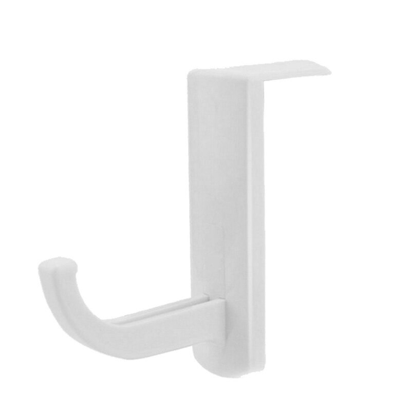 Hörlurshållare hörlurar hållbart headset hängare hållare krok med tejp klistermärke för skrivbord pc display monitor hörlurar tillbehör: 02
