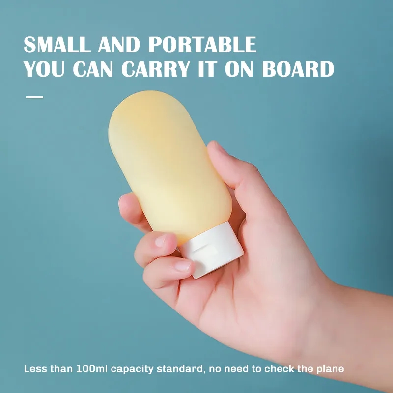 Ensemble de bouteilles rechargeables de voyage, 30/60/100ml, cosmétiques, lavage du visage, crème pour les mains, Lotion, tuyau, distributeur vide, 3/4 pièces