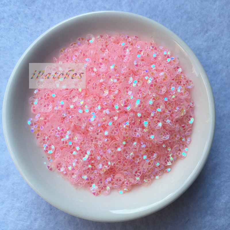 3000 stuks (10 gram ) 3mm kristal roze paarse diepe cup pailletten pailletten naai versiering bevindingen vrouwen diy accessoires voor bruiloft
