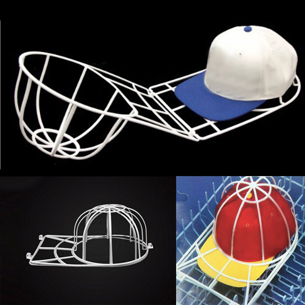 Merkki ballcap urheiluhattu lippiksen pesu säilytysteline järjestää puhtaampaa pesukone