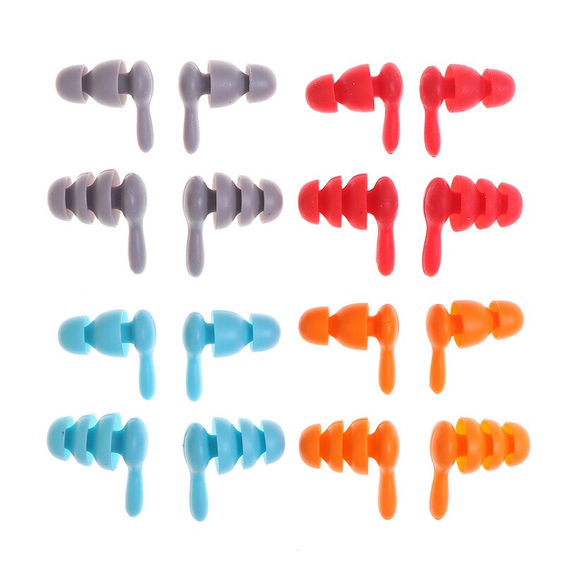 2 paar zachte schuim oordopjes tegen geluid, slaap- en reisgeluid, siliconen oordopjes tegen lawaai