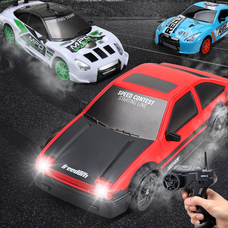 RC Drift Auto Spielzeug Leistungsstarke 4WD 2,4G Schnelle Drifter Racing Auto Fernbedienung GTR Modell AE86 F8 Fahrzeug Auto für Kinder Spielzeug