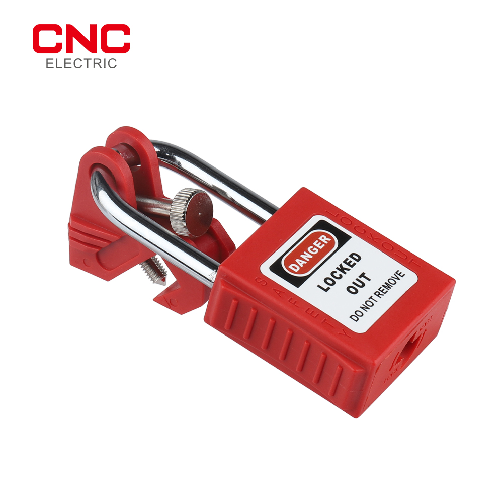 CNC Circuit Breaker Lockout And Safety Padlock Electrical Air Switch Handle Tool-Free Safety Lock Off: Default Title