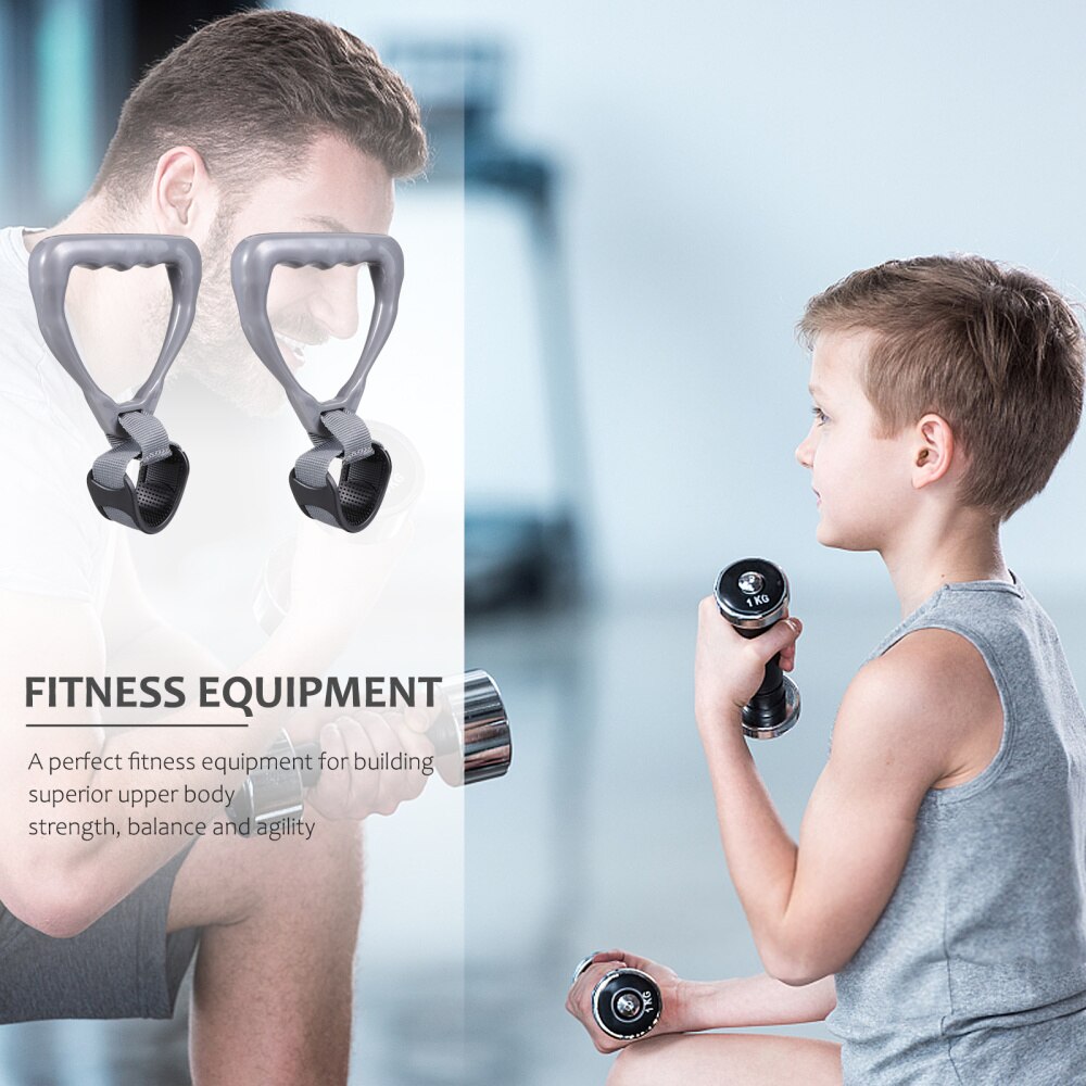 Fitness Handles - Up Exercise Rings - Workout Hanger - Training Grips - Pair