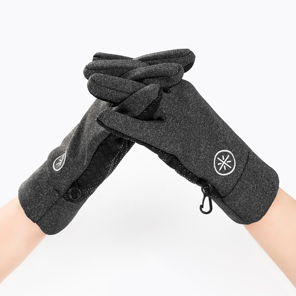 Guantes de invierno a prueba de viento para deportes al aire libre, guantes para hombre con pantalla táctil para conducir, motocicleta, esquí, guantes de lana cálidos antideslizantes para hombres
