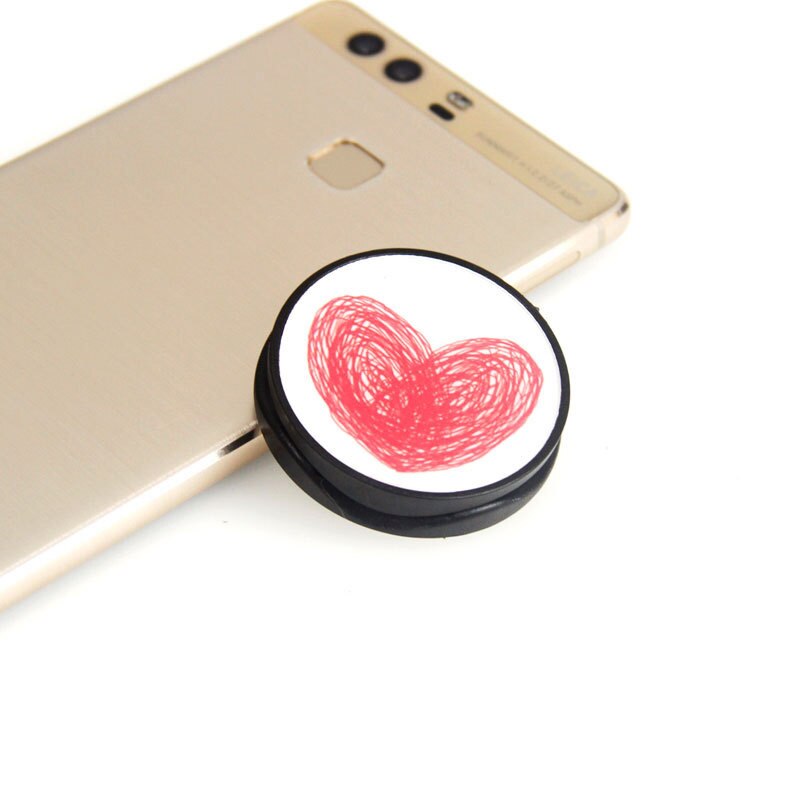 Cute Cartoon Round Universal Expanding Stand Grip Finger Ring Holder Mobile Phone Folding Bracket For iPhone 8 7 X XR XS MAX: 7