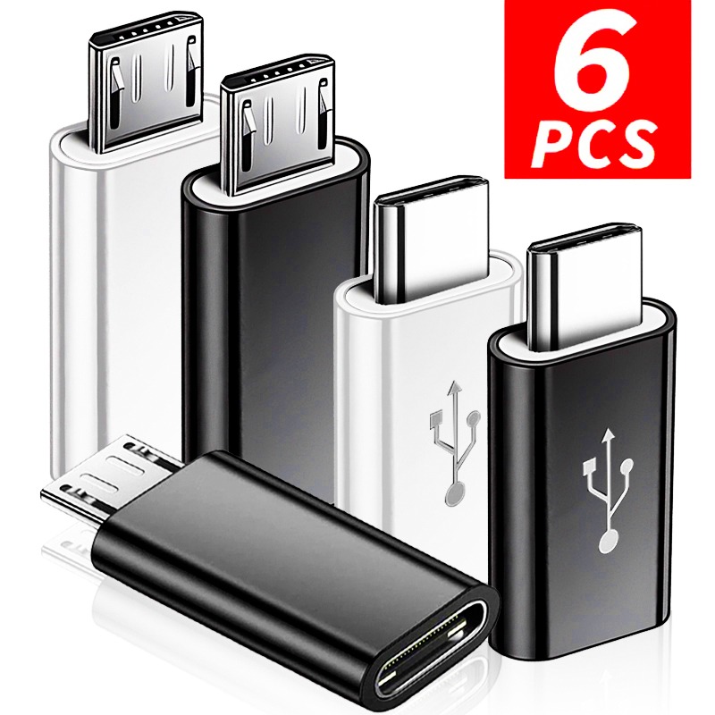 USB Typ C auf Mikro-USB-Adapter für Telefon, Tablette, Android, Ladegerät, Datenkabel-Adapter, Mikro-USB-Buchse auf Typ C-Stecker, OTG-Konverter