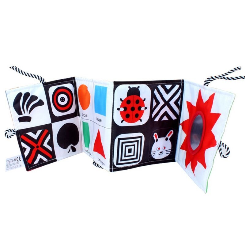 Baby Cartoon Cloth Book Animal Puzzle Toys Perfect For Kids Infants Education Development - Newborn Canvas Bed Gallery Bumper Pa